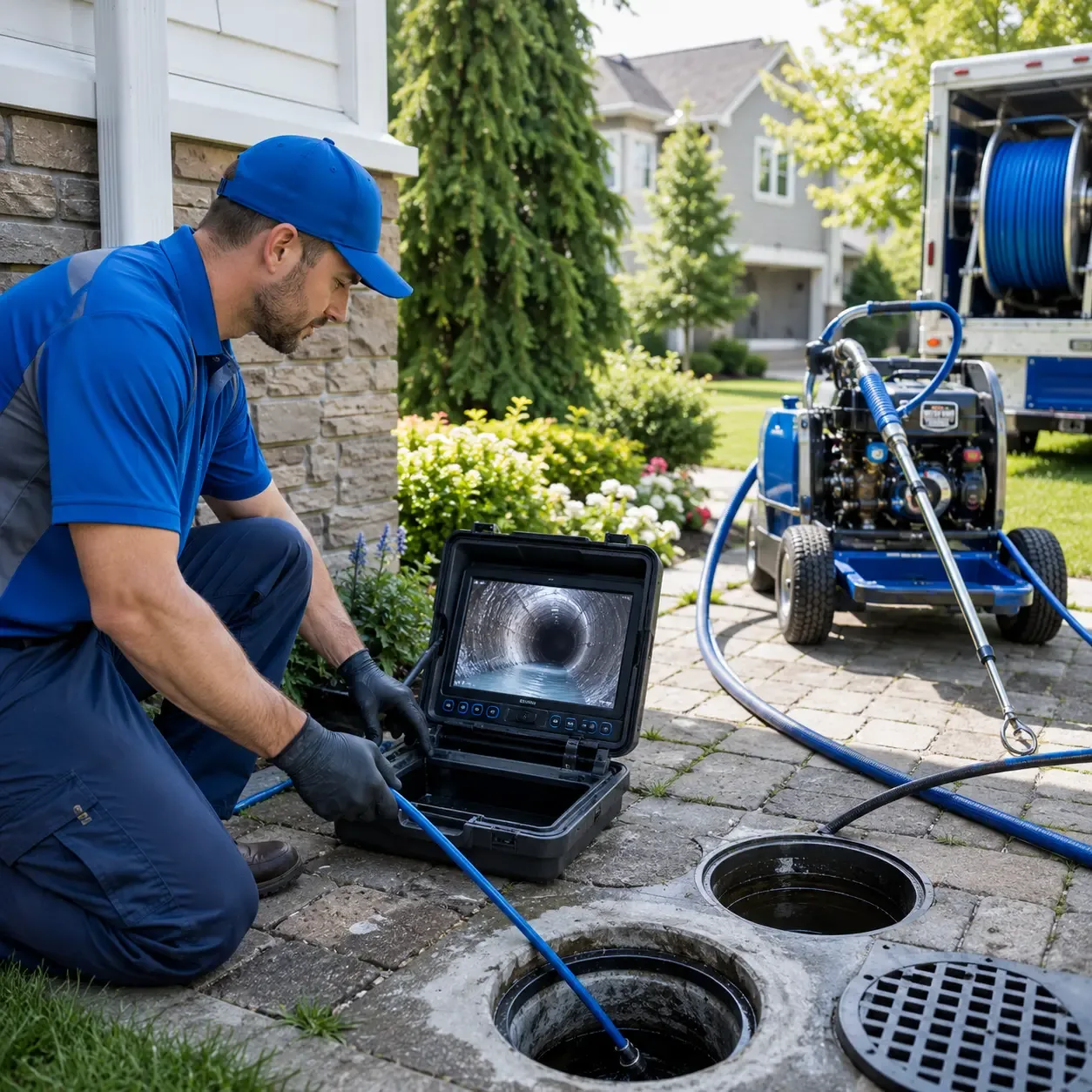 Outdoor drain cleaning professionals serving Verona, PA